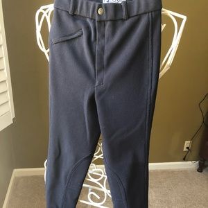 Girls black horse riding pants